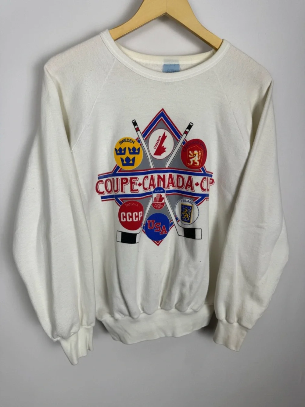 Vintage 90s Coupe Canada Hockey Crewneck Sweatshirt - Picture 3 of 6
